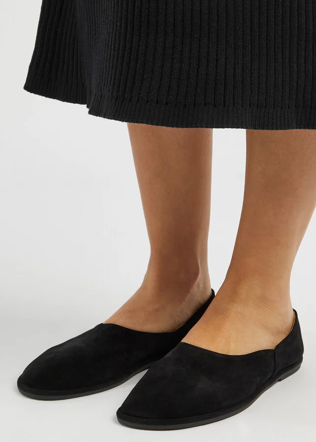 The Row Canal Suede Flats - Image 5