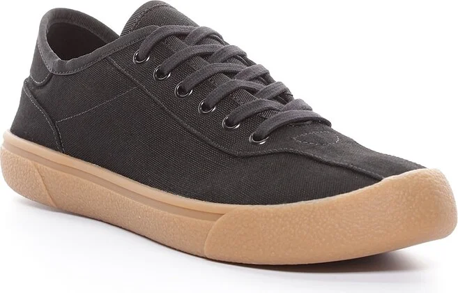 The Row Canvas Sneakers in Black