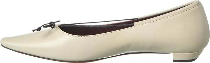 The Row Claudette Bow Leather Flat - Image 2