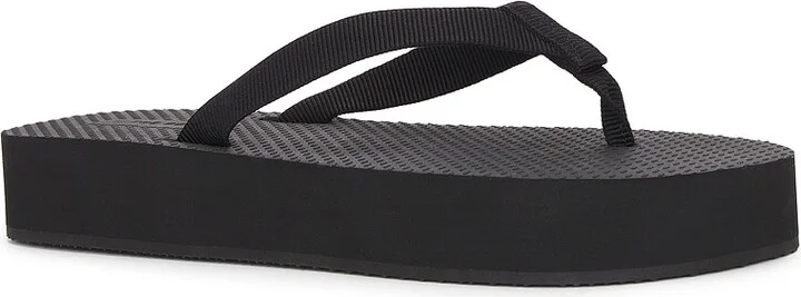 The Row Dune Flatform Sandal in Black - Image 2