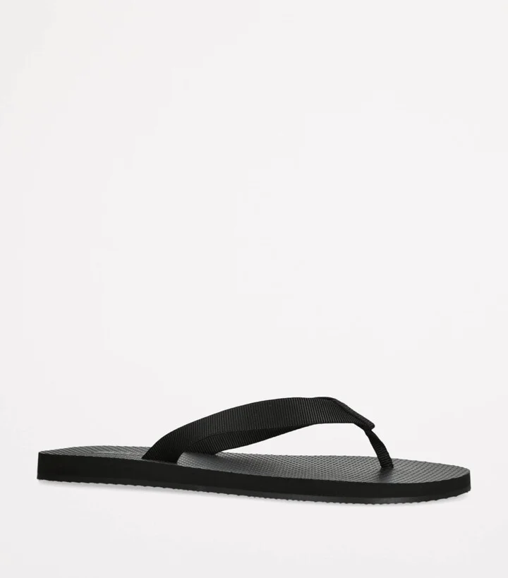 The Row Dune Leather Flip Flops - Image 3