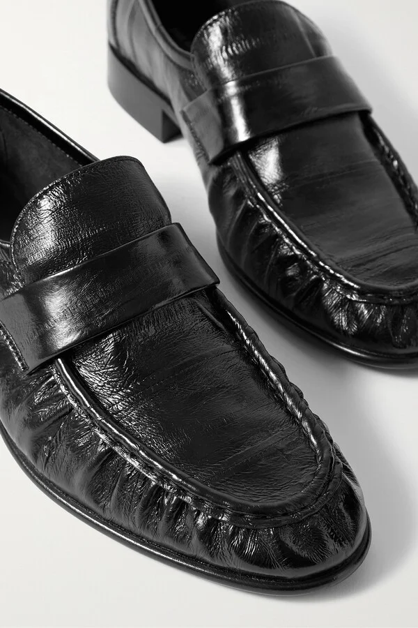 The Row - Eel Loafers - Black - Image 4