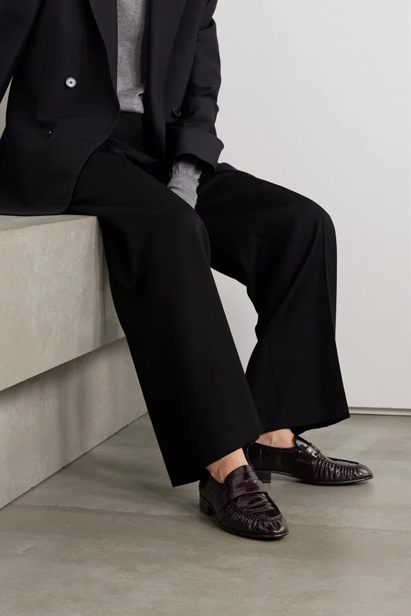 The Row - Eel Loafers - Brown - Image 2