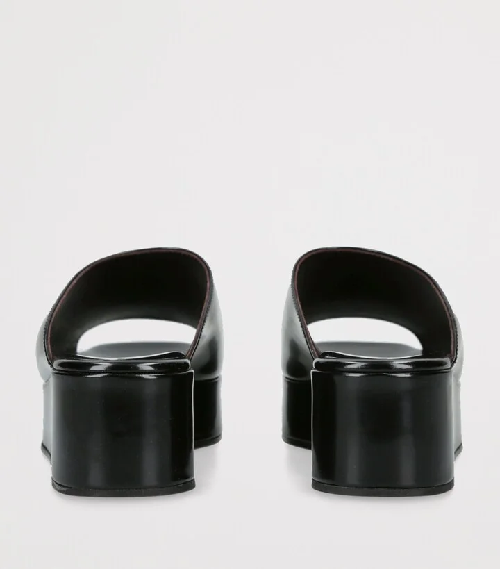 The Row Emi Leather Flatform Sandals 20 - Image 2