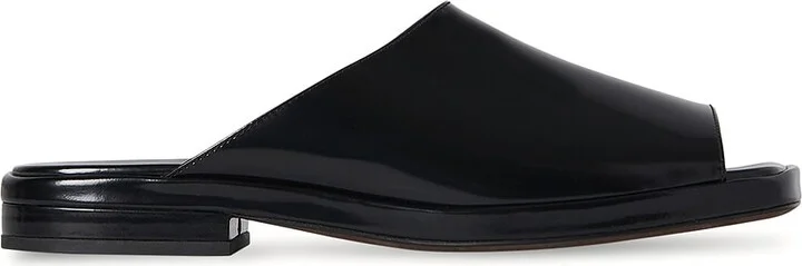 The Row Emi Mule Sandal in Black