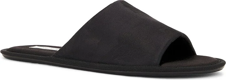 The Row Frances Open Toe Slipper in Black - Image 2