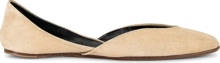 The Row Gemma Ballet Flat in Brown