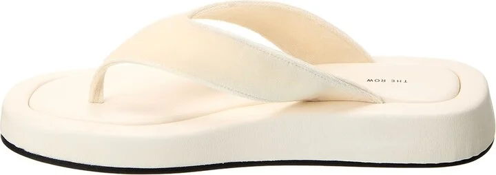 The Row Ginza Velvet Platform Sandal - Image 2