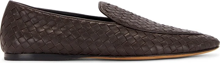 The Row Hereditas Flat Loafer in Brown