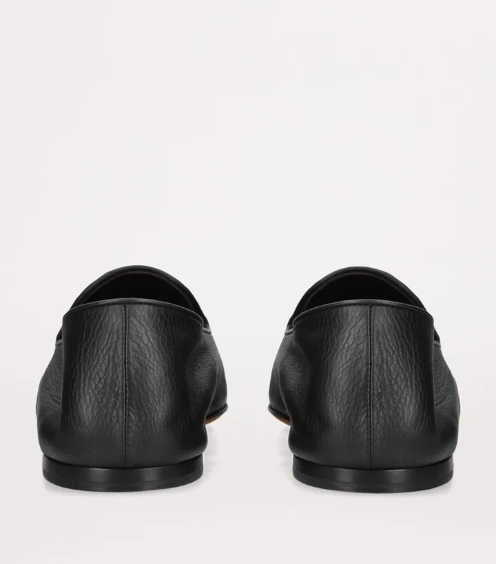 The Row Hereditas Leather Loafers - Image 3