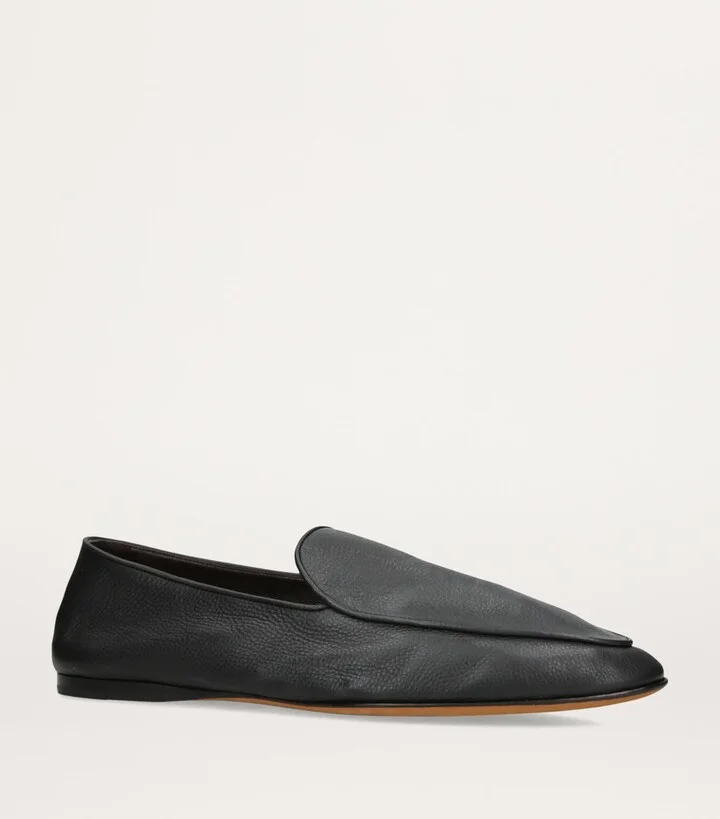 The Row Hereditas Leather Loafers - Image 4