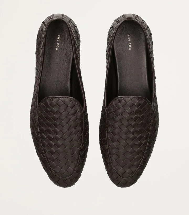 The Row Hereditas Woven Flat Loafers - Image 4