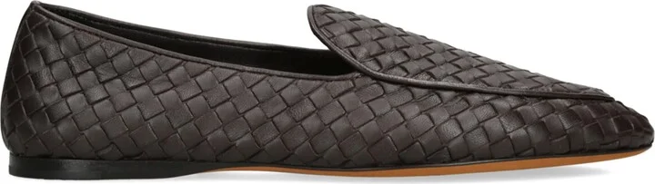 The Row Hereditas Woven Flat Loafers