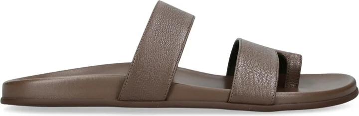 The Row Hugh Leather Sandals