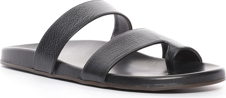 The Row Hugh Sandal in Black - Image 2