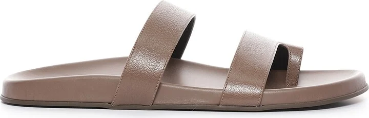 The Row Hugh Sandals in Brown