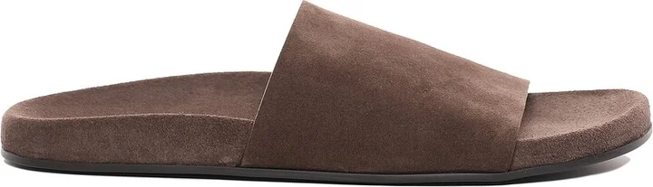 The Row Hugh Slide in Brown