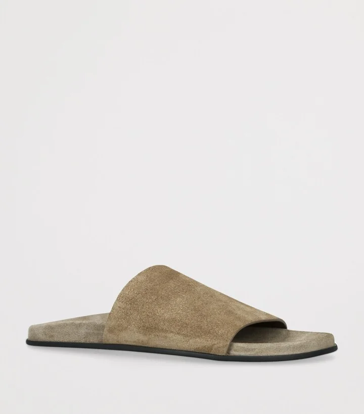 The Row Hugh Suede Sandals - Image 3