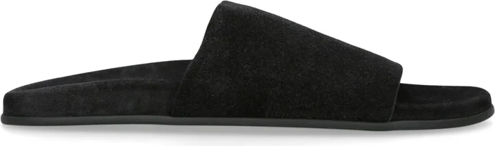 The Row Hugh Suede Slides