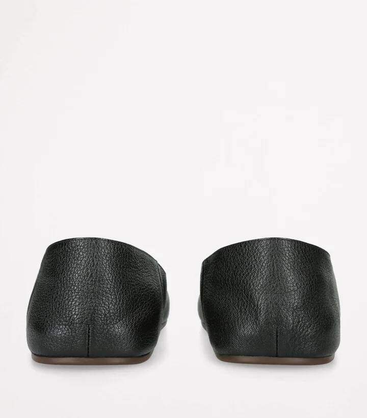 The Row Hugo Leather Slip-On Shoes - Image 2