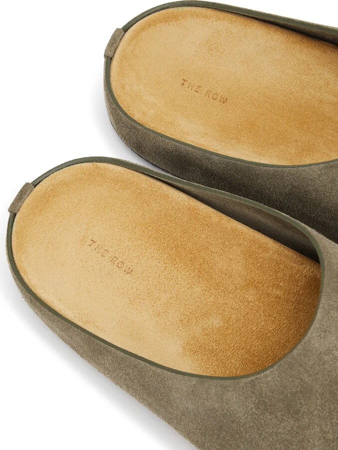 The Row Hugo Suede Mules - Image 9
