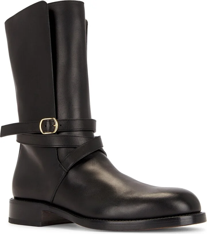 The Row Jodhpur Boot in Black - Image 2