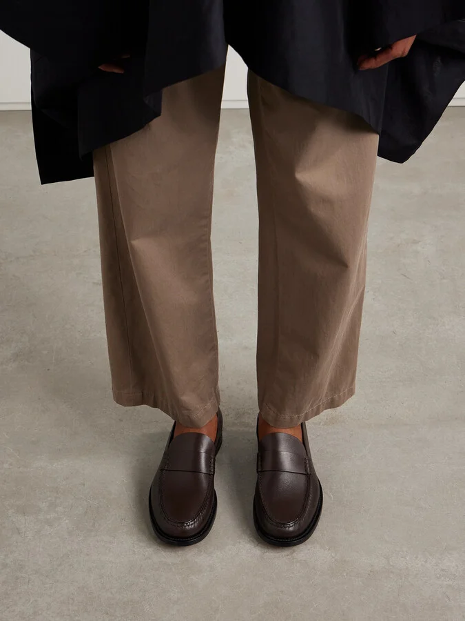 The Row - Lars Leather Loafers - Brown - Image 2