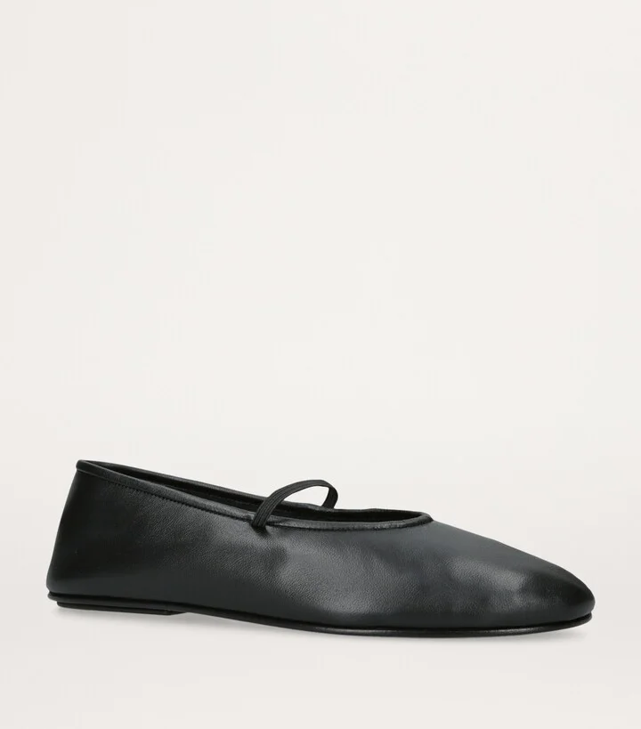 The Row Leather Ballet Flats - Image 4
