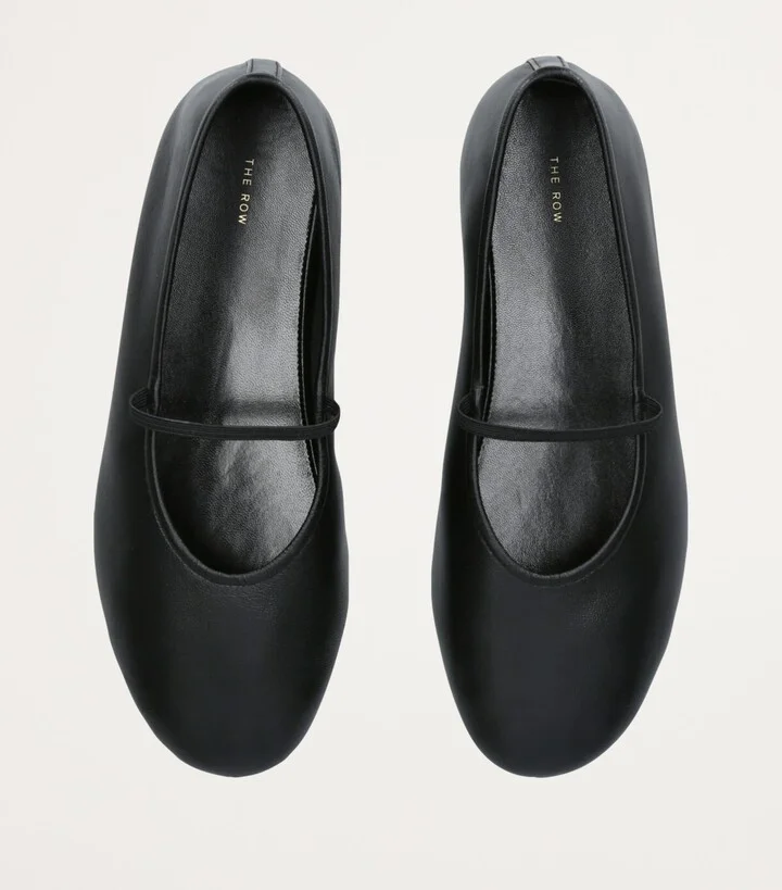 The Row Leather Ballet Flats - Image 6