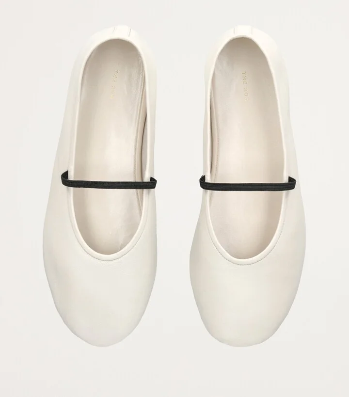 The Row Leather Ballet Flats - Image 4