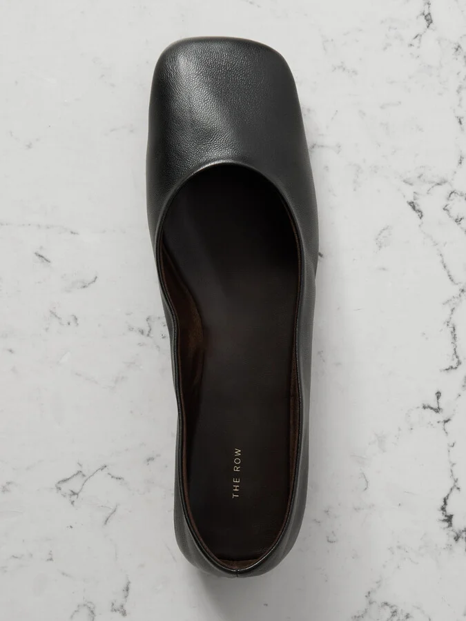The Row - Leather Ballet Flats - Black - Image 5