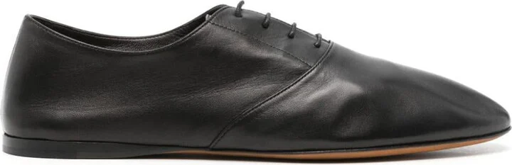 The Row Leather Lace-Up Shoes