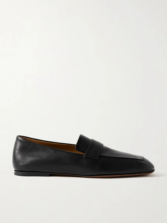 The Row - Leather Loafers - Black
