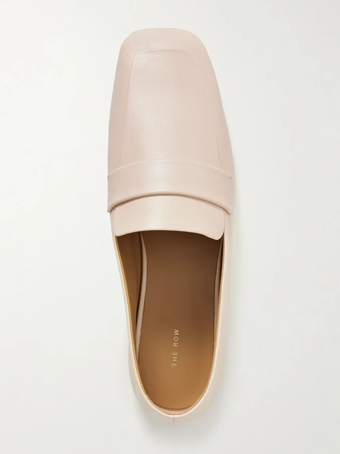The Row - Leather Loafers - Cream - Image 5