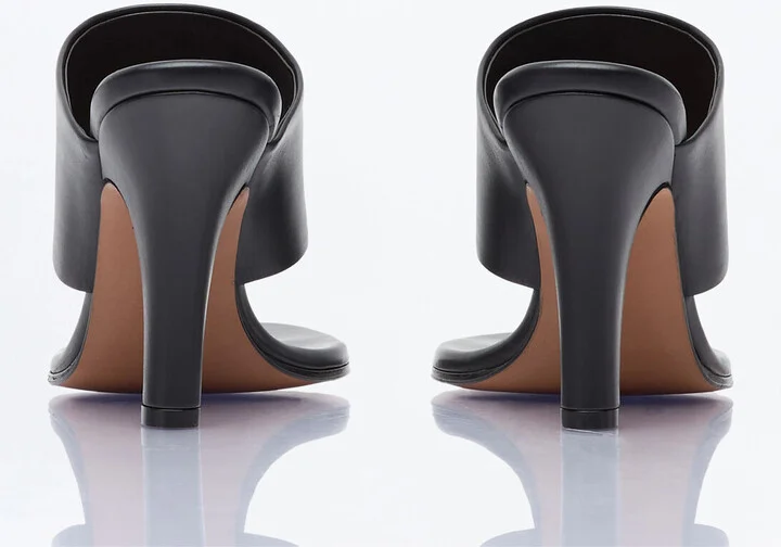 The Row Leather Signum Heel Sandals - Woman Sandals Black Eu - 40 - Image 5