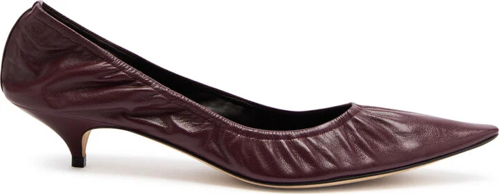 The Row Liisa 40 Leather Pumps