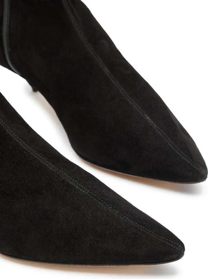 The Row Liisa 40 Suede Ankle Boots - Image 3