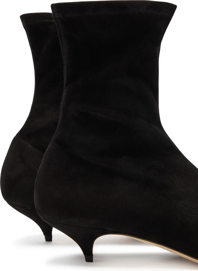 The Row Liisa 40 Suede Ankle Boots - Image 4