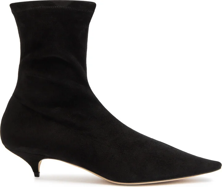 The Row Liisa 40 Suede Ankle Boots