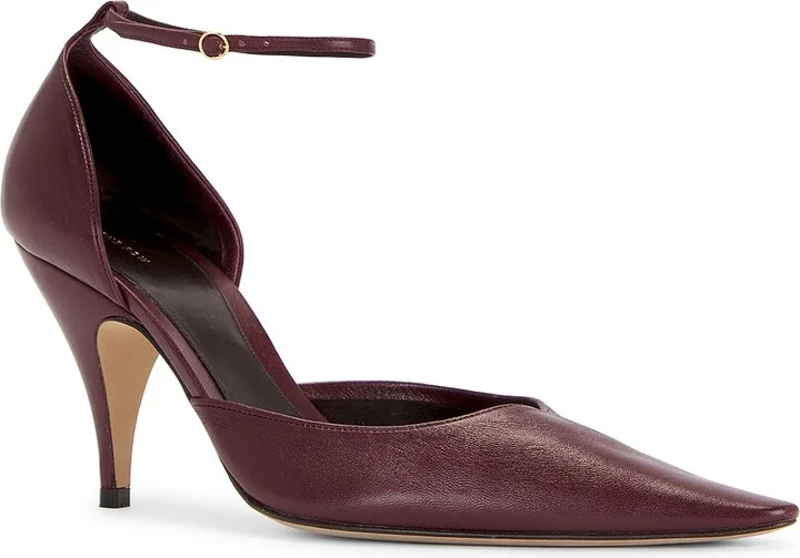 The Row Liisa D'orsay Pump in Burgundy - Image 2