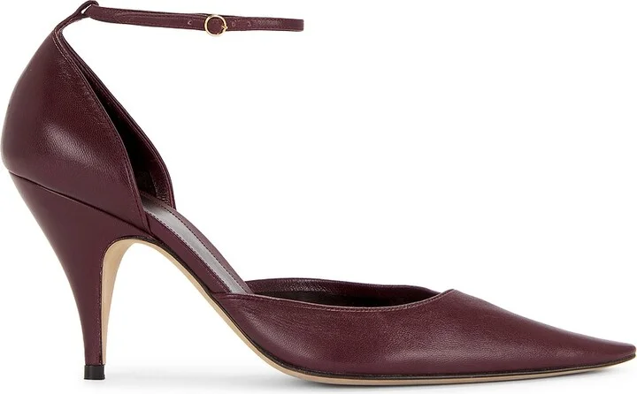 The Row Liisa D'orsay Pump in Burgundy