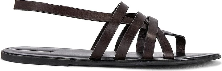 The Row Line Sandal in Chocolate