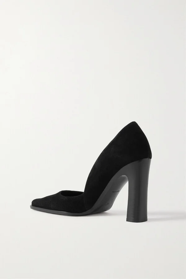 The Row - Mae Suede Pumps - Black - Image 3