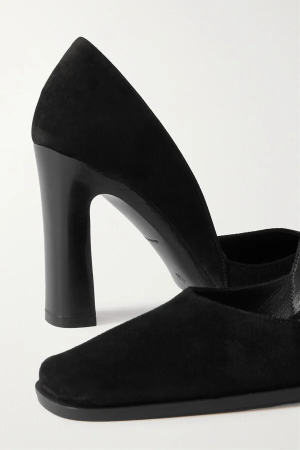 The Row - Mae Suede Pumps - Black - Image 4