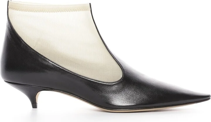 The Row Mesh Ankle Boot in Black