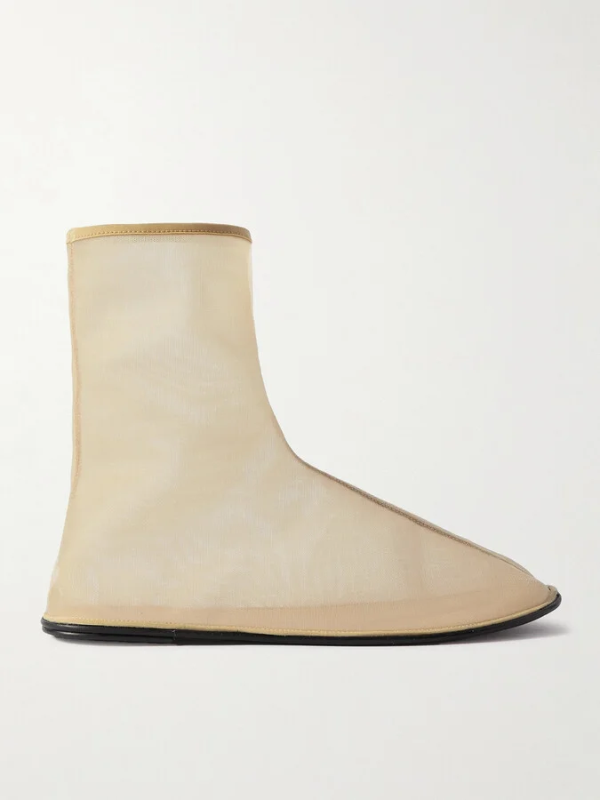 The Row - Mesh Sock Boots - Neutrals