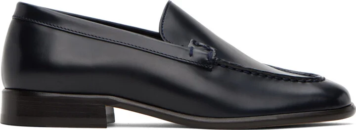 The Row Navy Mensy Loafers