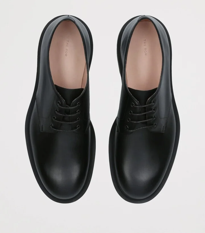 The Row Nic Leather Derby Shoes - Image 4