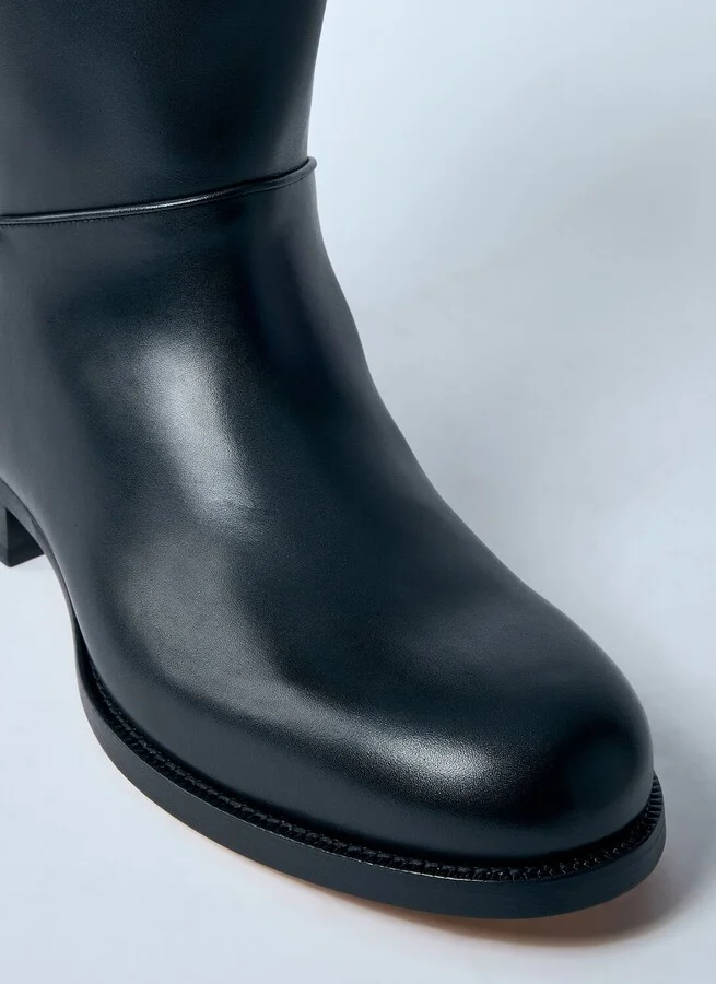 The Row Nobilis Leather Boots - Man Boots Black Eu - 41 - Image 3