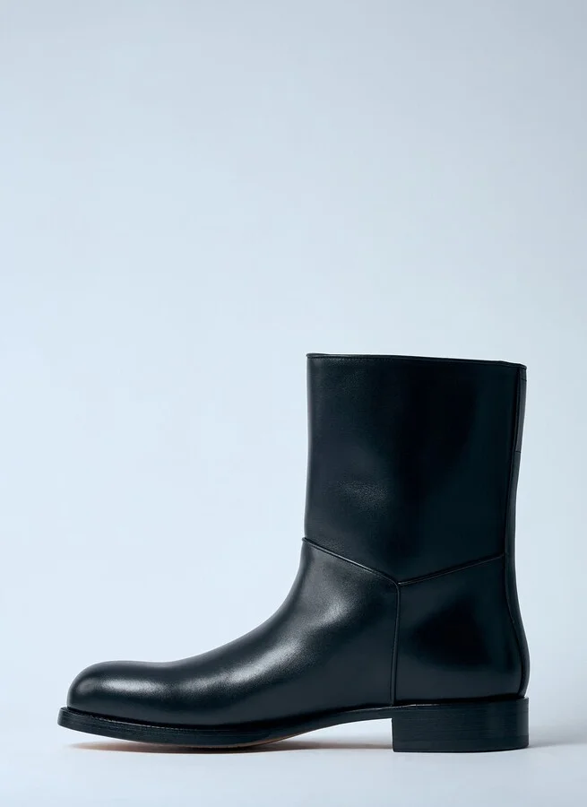 The Row Nobilis Leather Boots - Man Boots Black Eu - 41 - Image 4